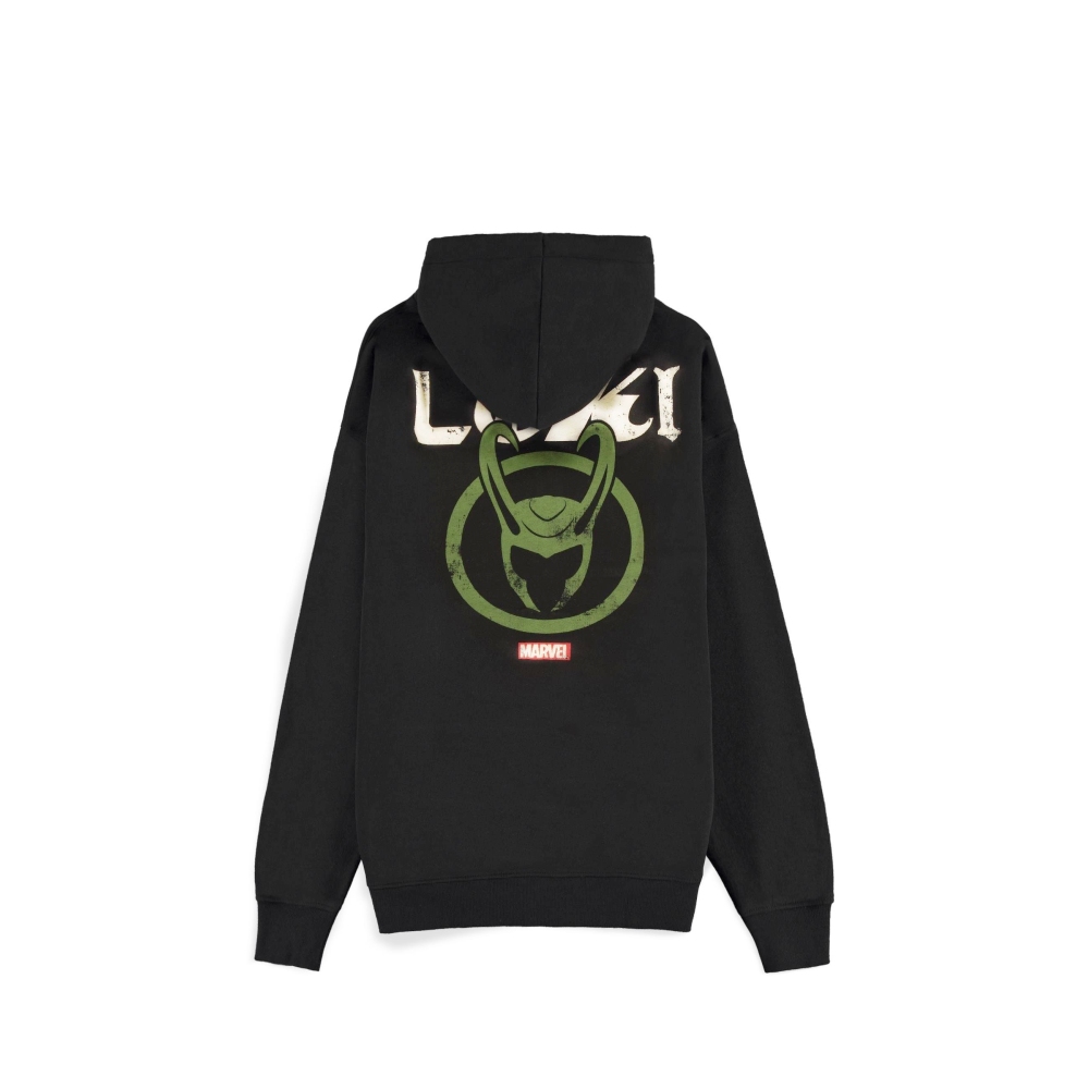 Marvel Loki - Logo Badge Vest met capuchon - Zwart